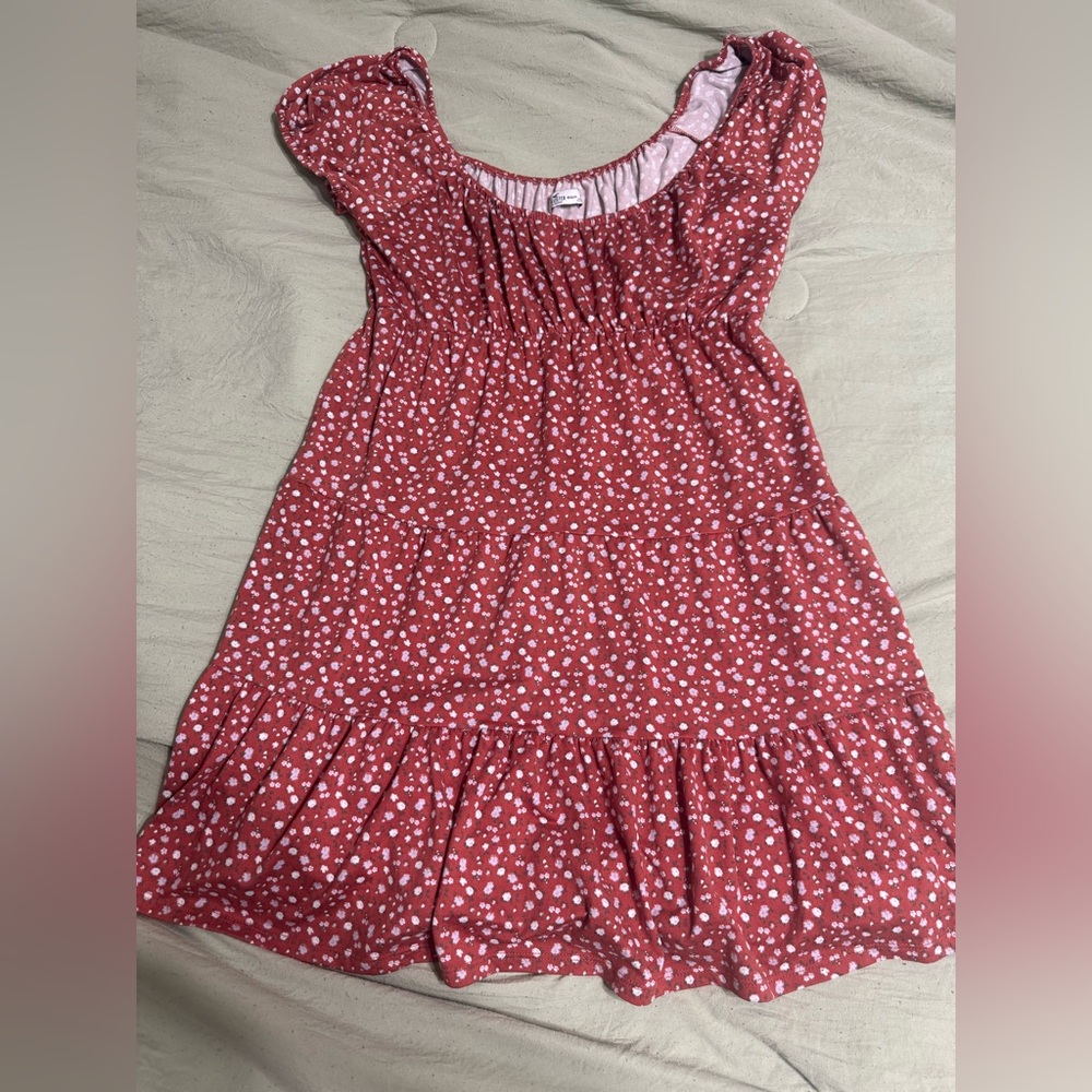 Hollister Rust Floral Top